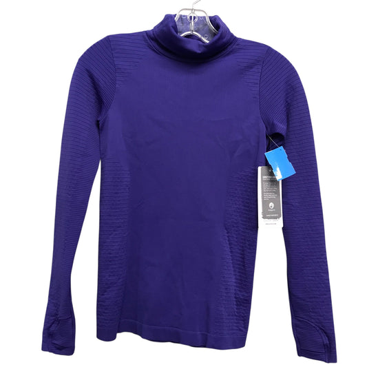Athletic Top Ls Crewneck By Athleta In Purple, Size:Xxs
