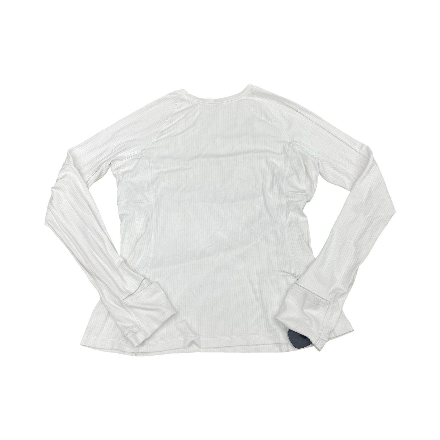 Athletic Top Ls Crewneck By Lululemon In White, Size:Xl
