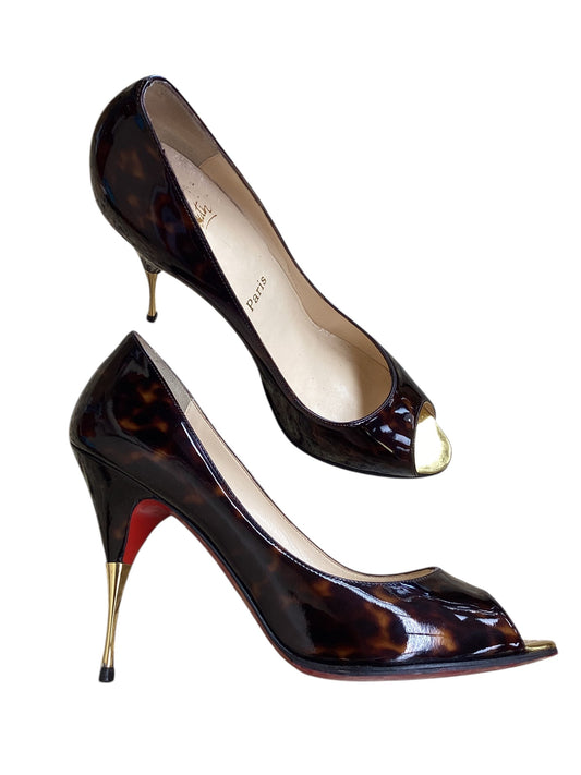 Shoes Luxury Designer By Christian Louboutin In Brown