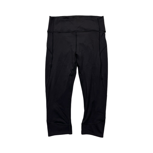 Athletic Leggings Capris By Lululemon In Black, Size:8