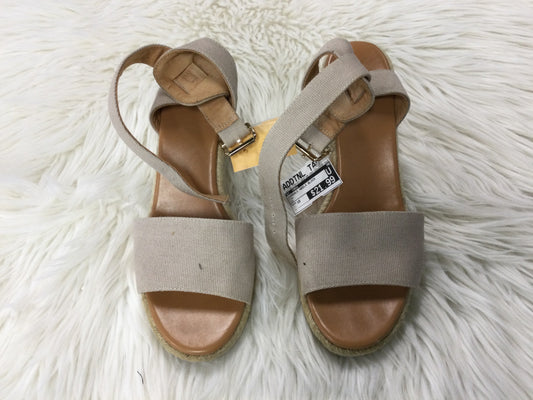 Sandals Heels Block By J. Crew In Tan, Size:10