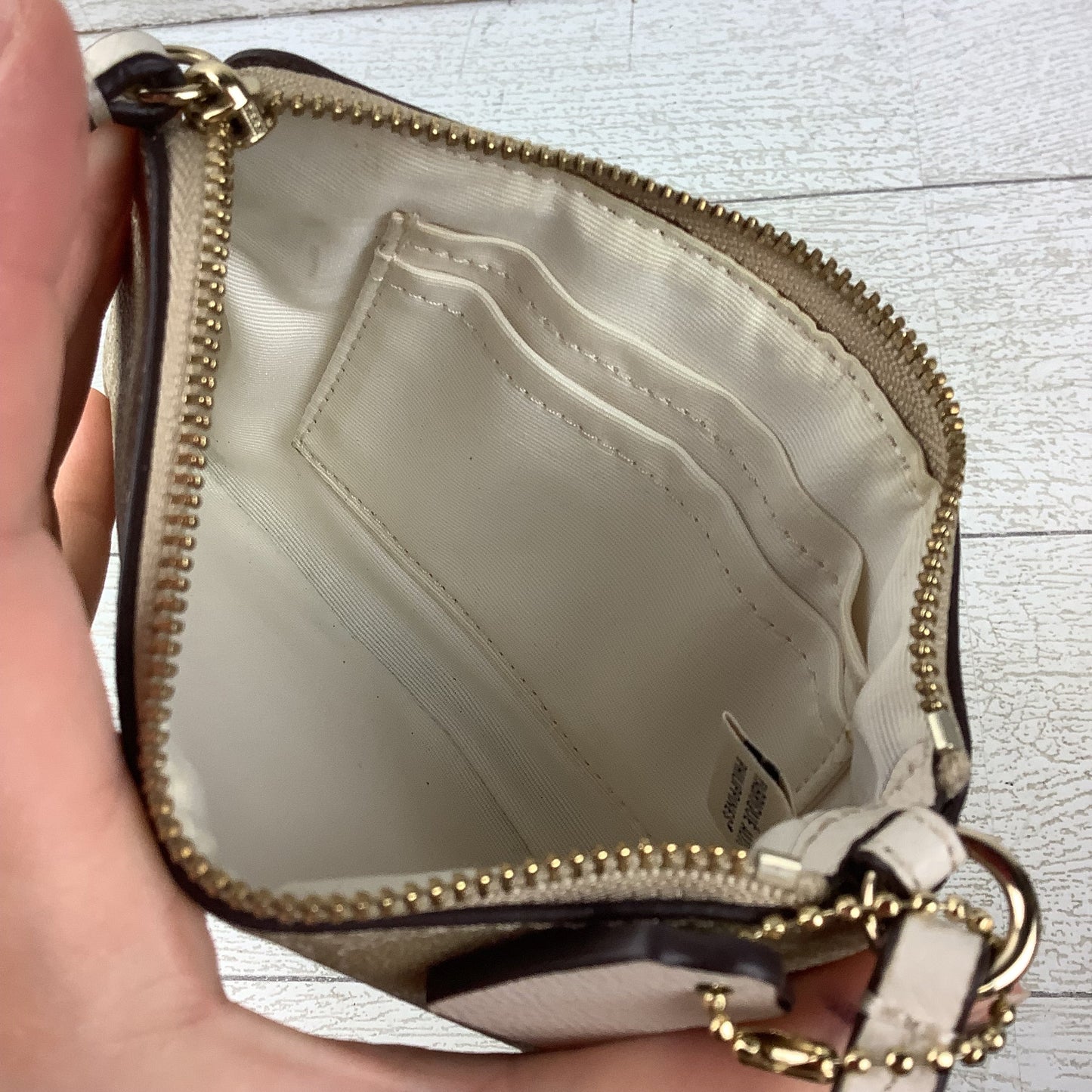 Wristlet Designer By Coach, Size: Medium