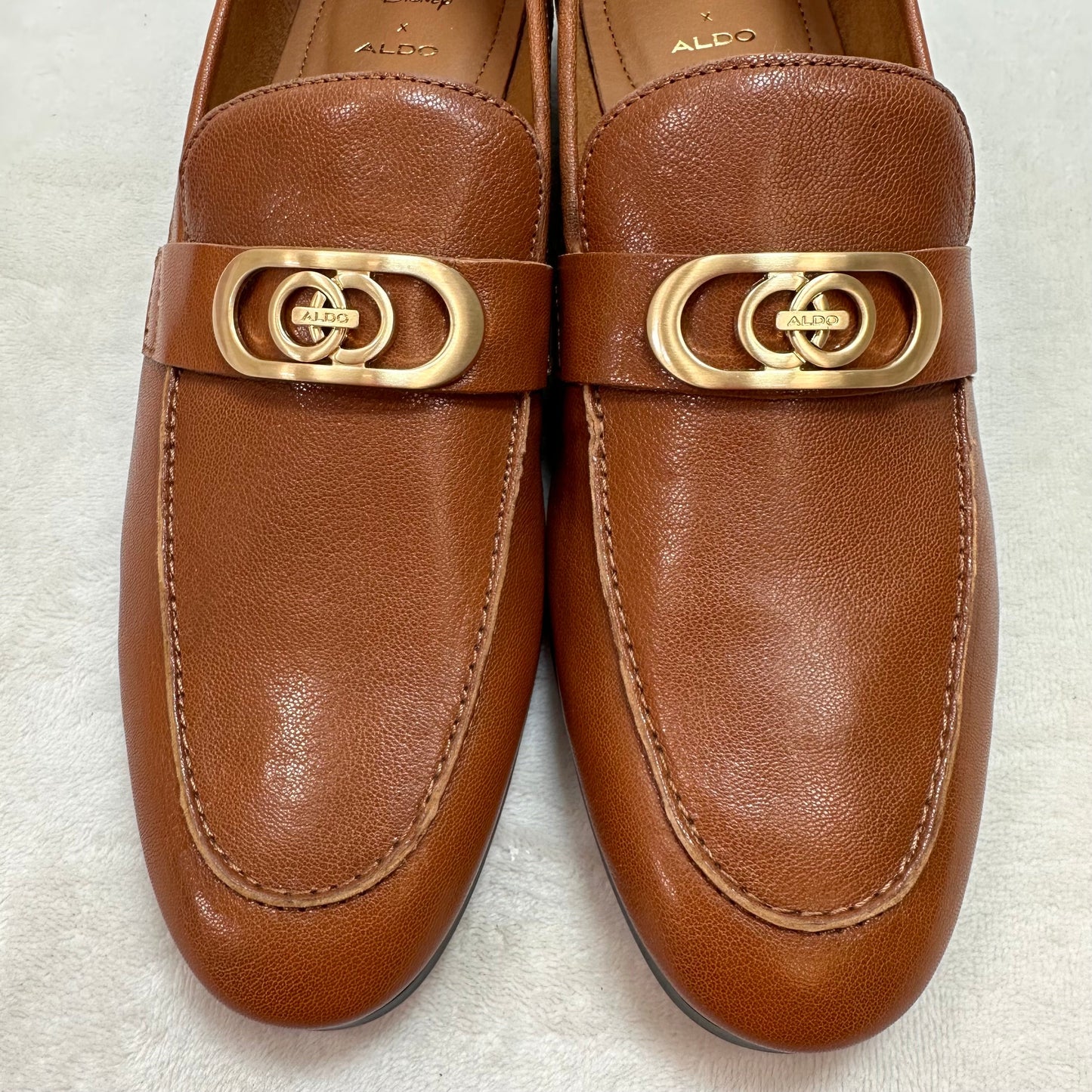 Disney Mickey Mouse Shoes loafers By Aldo In Tan, Size: 42.5/11.5