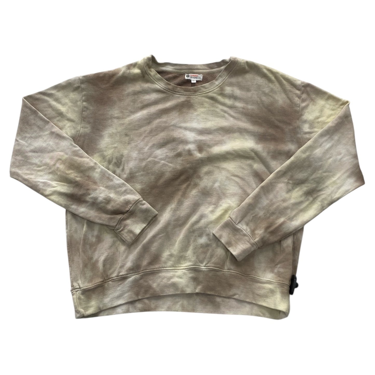 Sweatshirt Crewneck By Sundry In Tan, Size:M