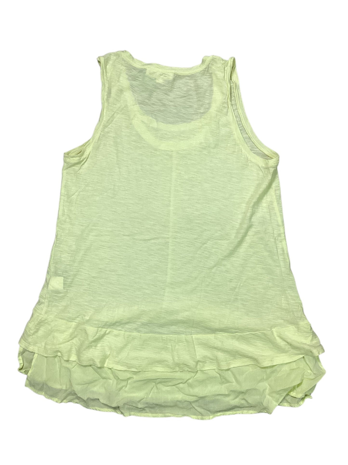 Top Sleeveless By Two By Vince Camuto In Green, Size:M