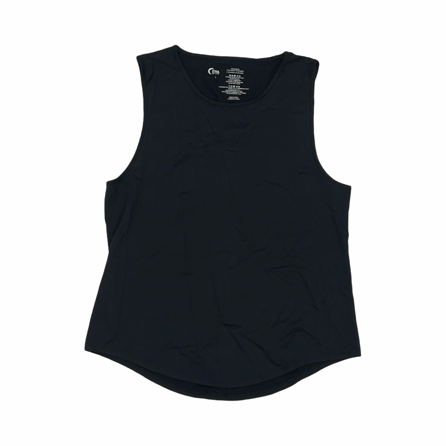 Athletic Tank Top By Zyia In Black, Size:L