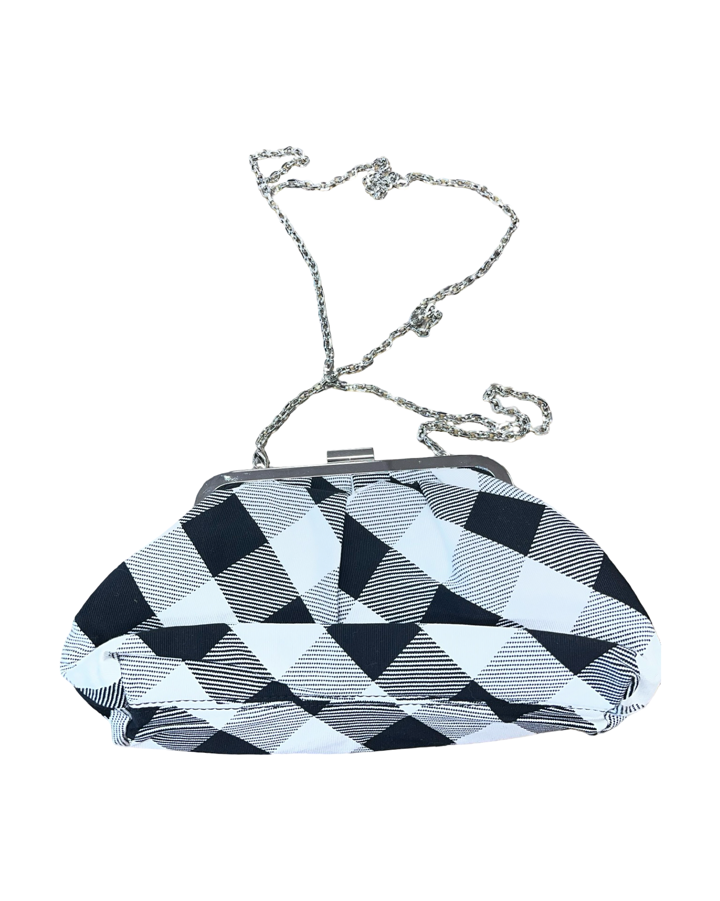 Handbag By White House Black Market In Black & White, Size:Small