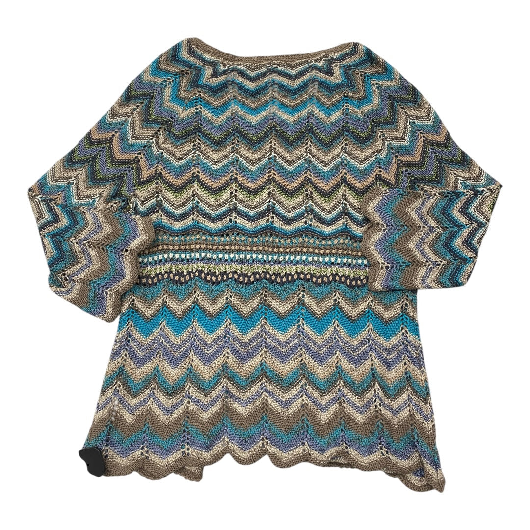 Sweater Cardigan By Nic + Zoe In Multi, Size:L