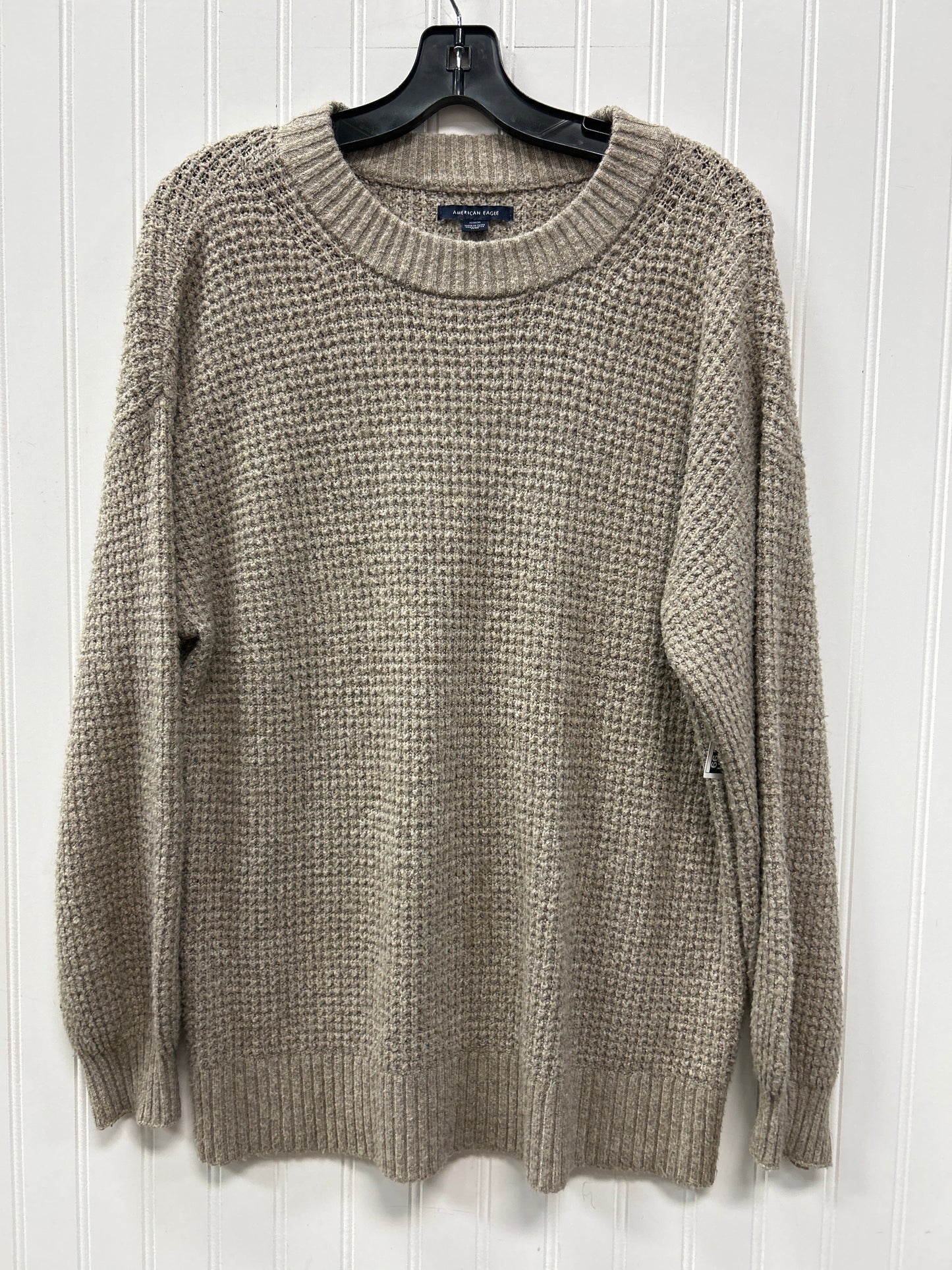Sweater By American Eagle In Tan, Size:M