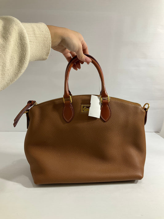 Handbag Designer By Dooney And Bourke In Tan, Size:Medium