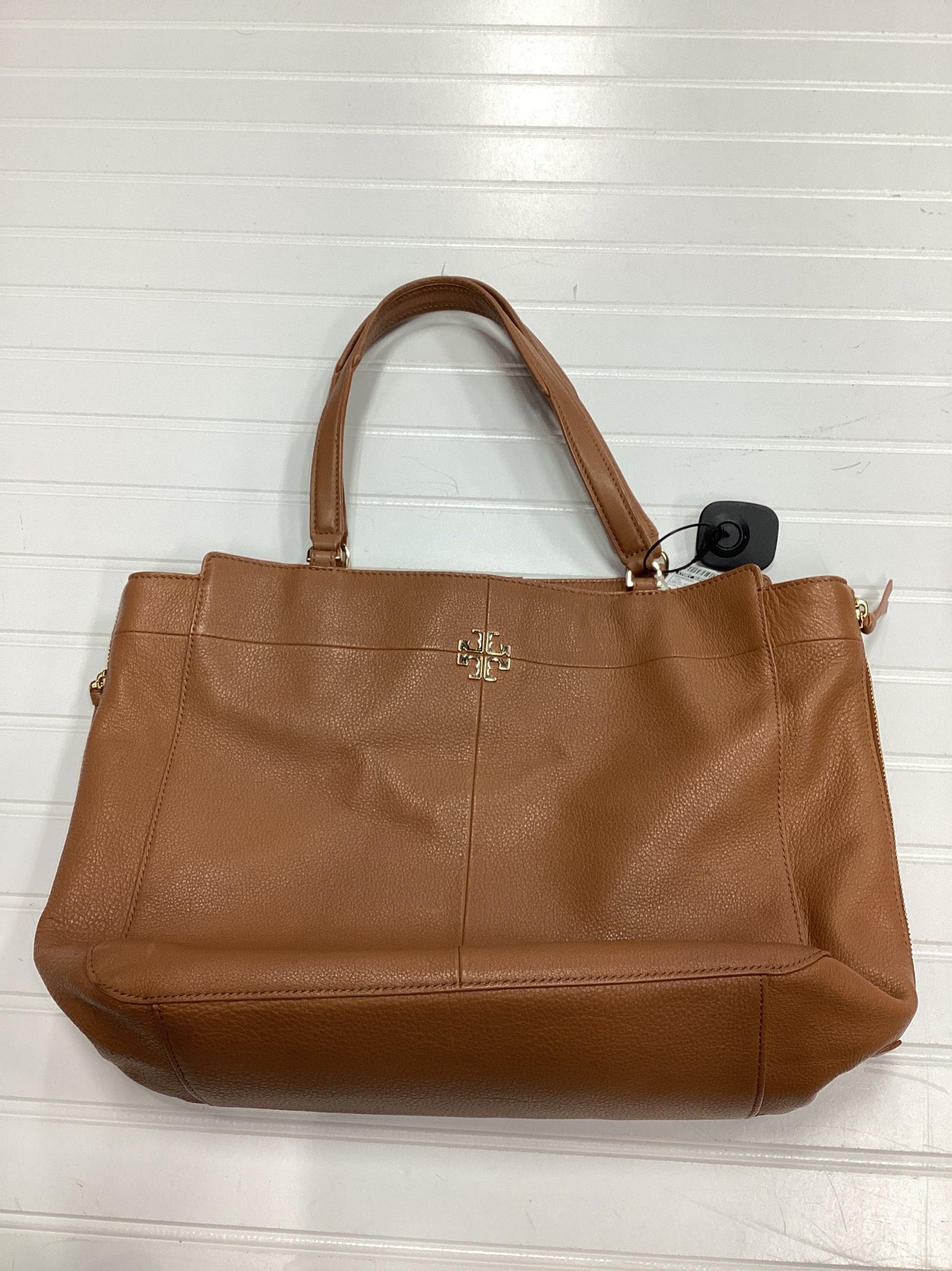 Handbag Designer By Tory Burch In Tan, Size:Large as is