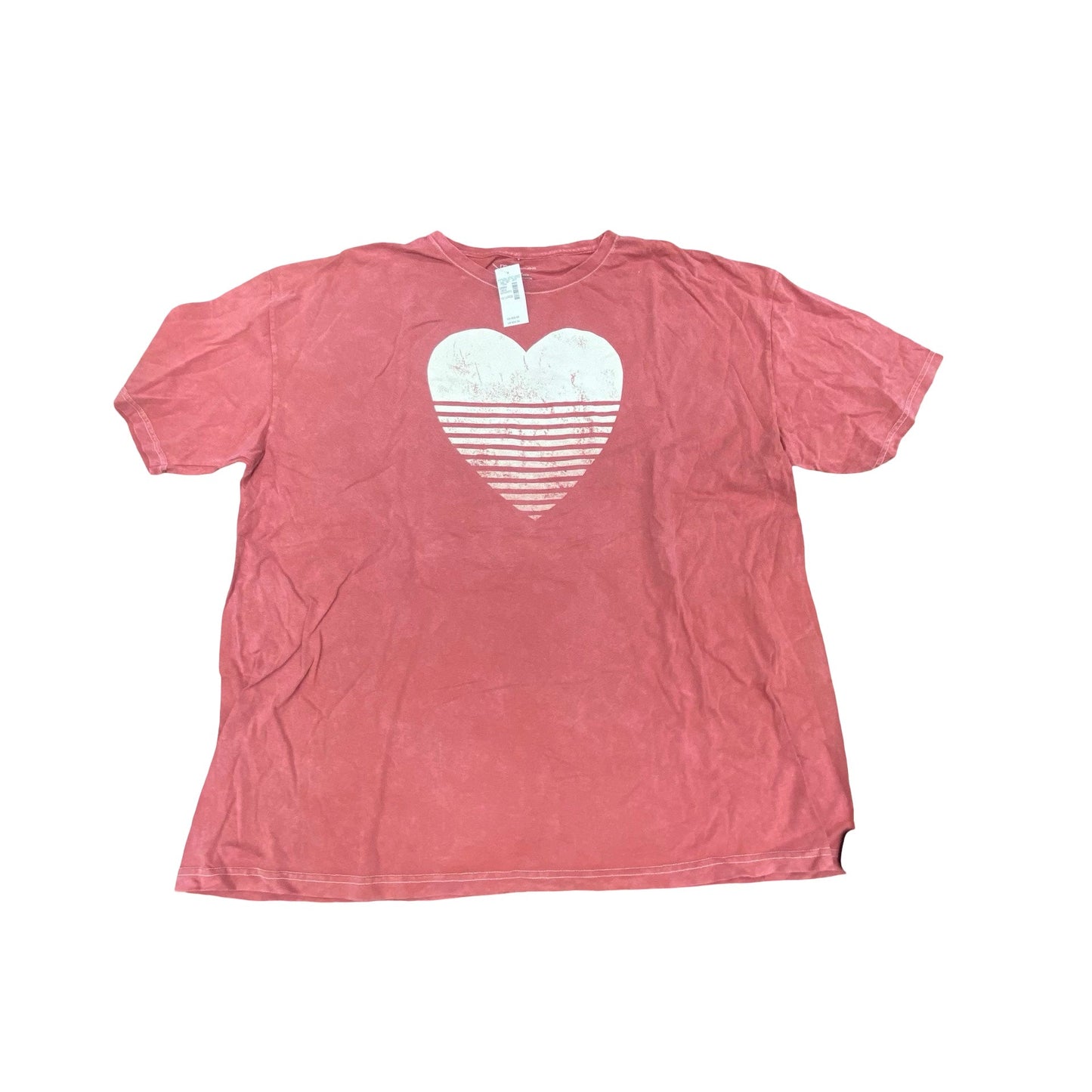 Top Ss Basic By Maurices In Red, Size:Xxl