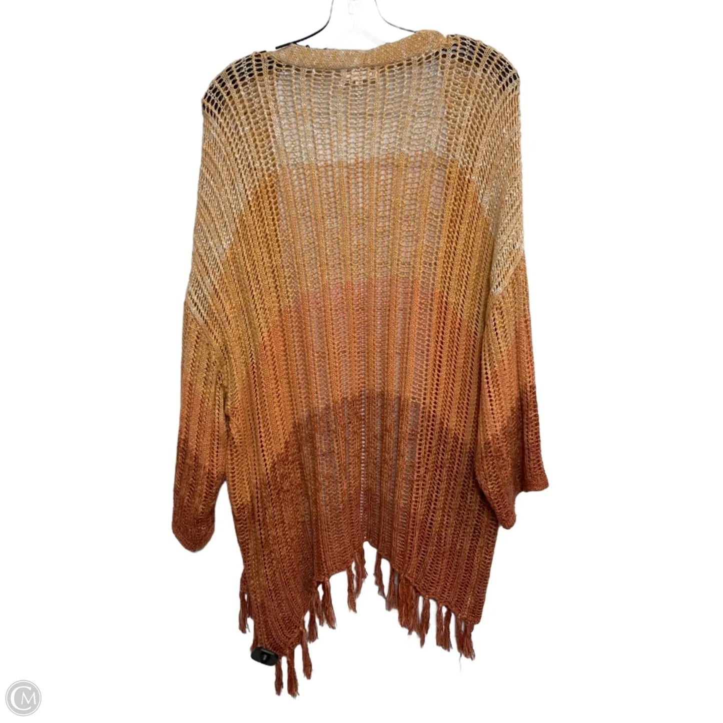 Cardigan By Maurices In Orange, Size: Xxl