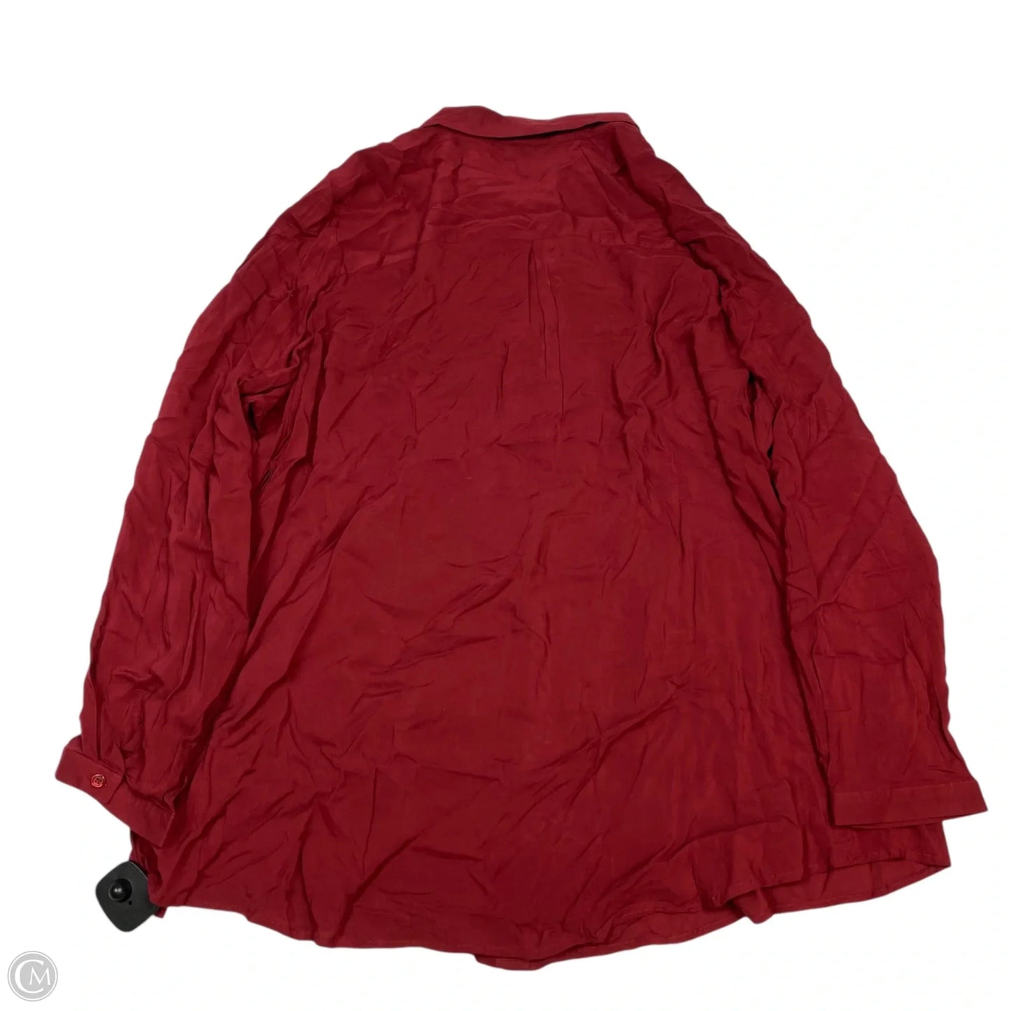 Top Long Sleeve By Avenue In Red, Size: 3x