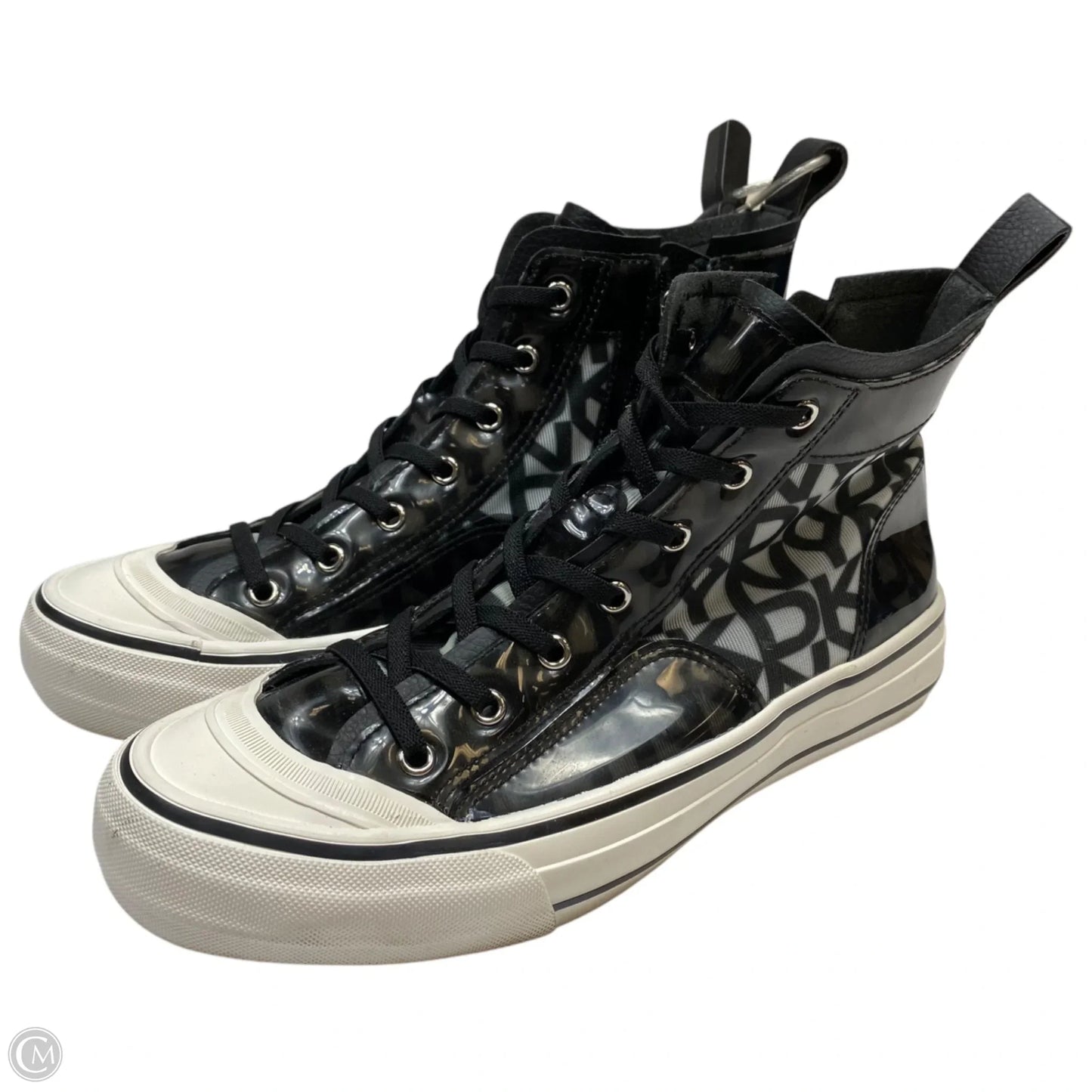Shoes Sneakers By Dkny In Black, Size: 7.5