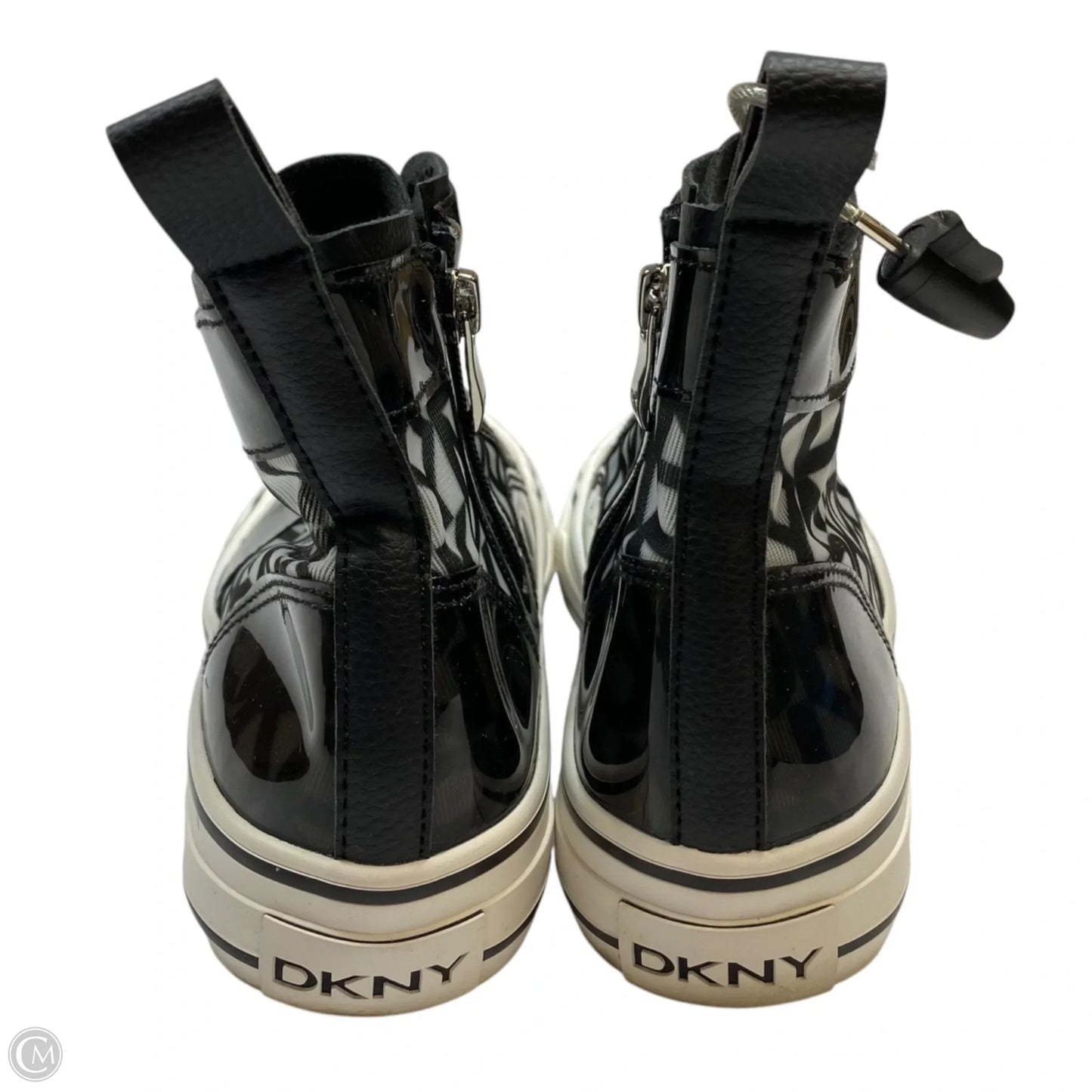 Shoes Sneakers By Dkny In Black, Size: 7.5
