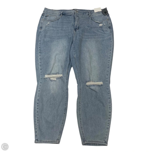 Jeans Skinny By Judy Blue In Blue Denim, Size: 24