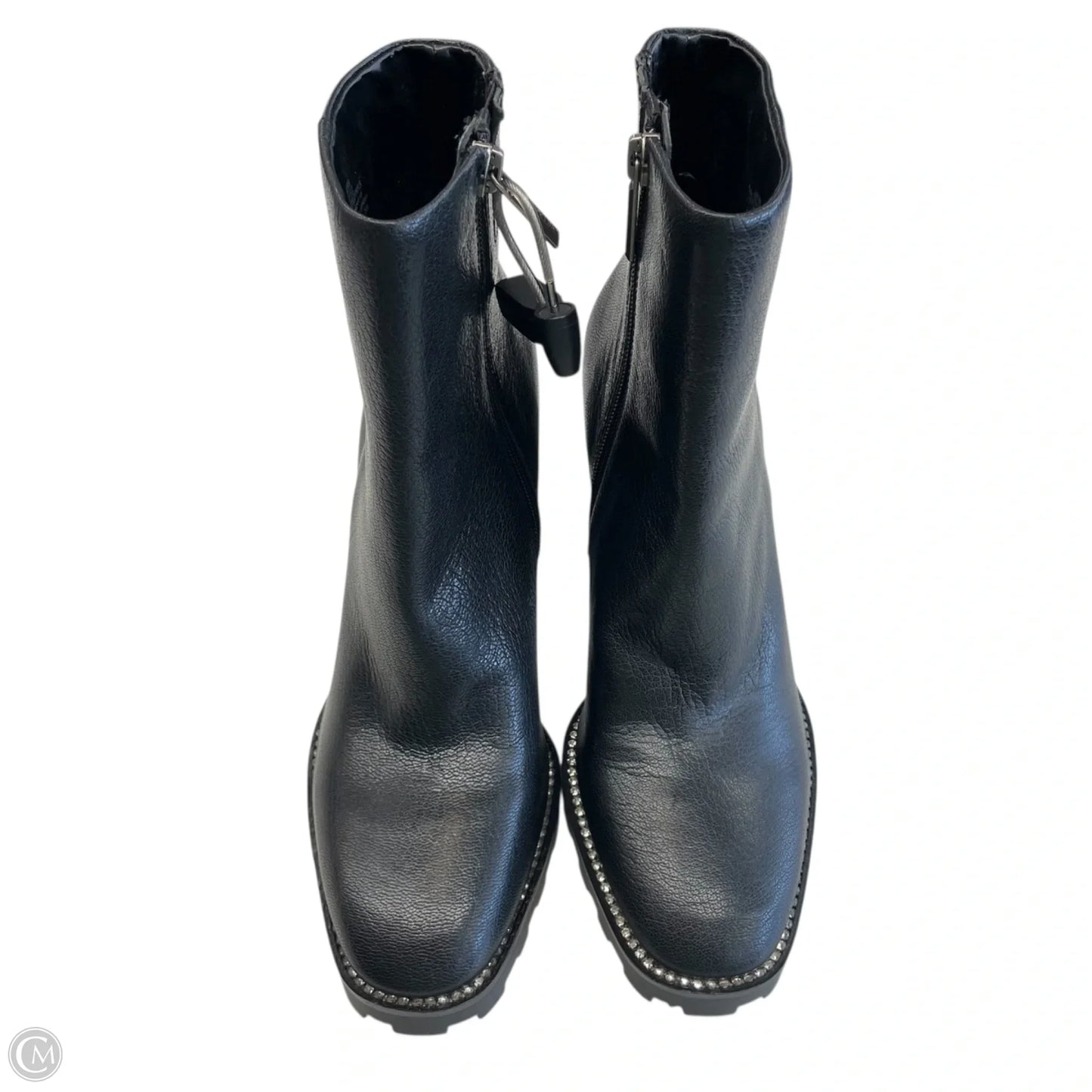 Boots Designer By Karl Lagerfeld In Black, Size: 7.5