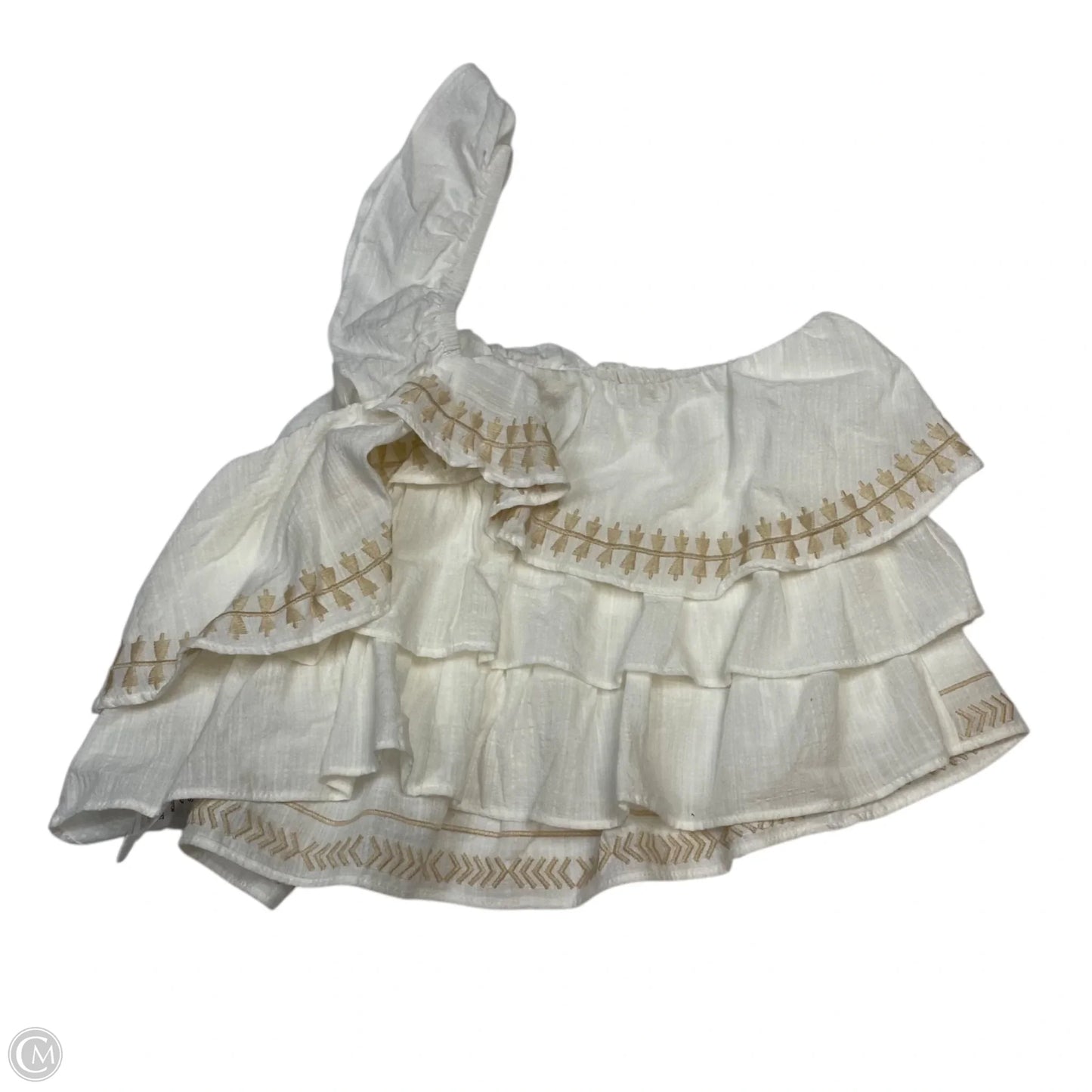 Top Sleeveless By Blue B In Cream, Size: S