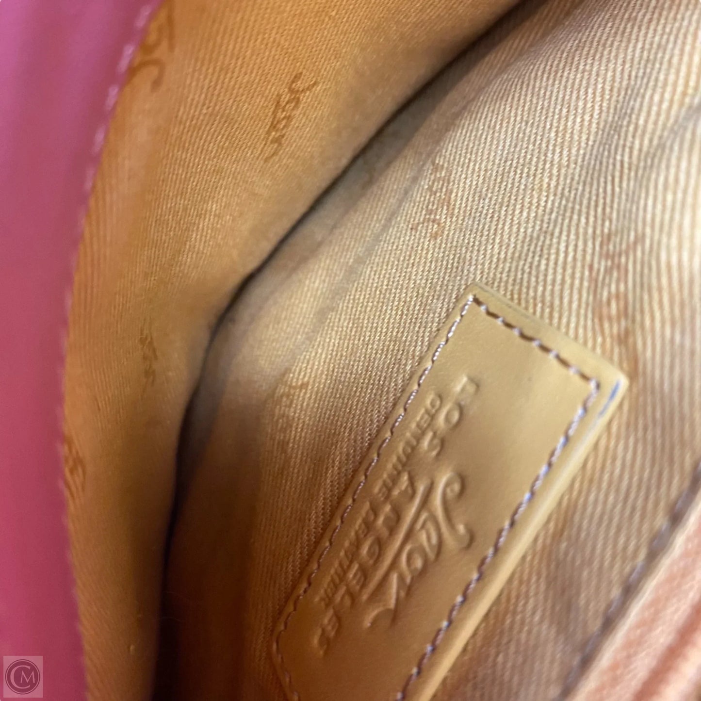 Handbag Leather By Jeon, Size: Small