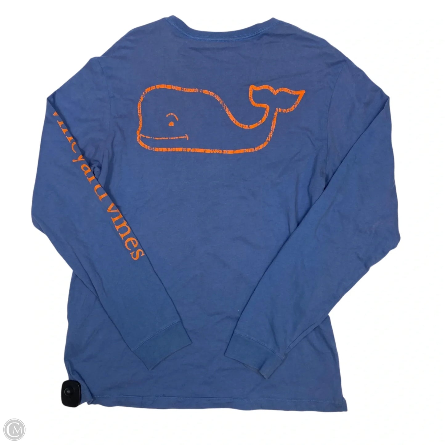 Top Long Sleeve Designer By Vineyard Vines In Blue, Size: S