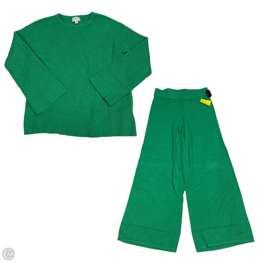 Pants Set 2pc By The Drop In Green, Size: S