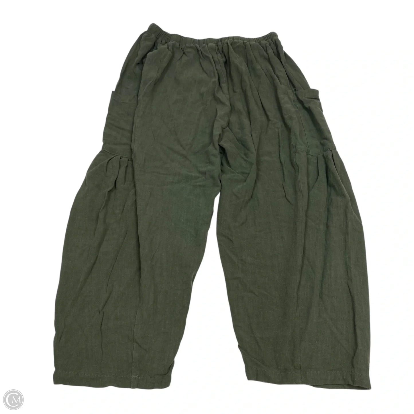 Pants Cropped By Tarse In Green, Size: S
