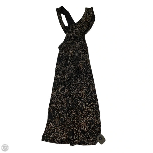 Dress Party Midi By Codigo In Black & Gold, Size: L