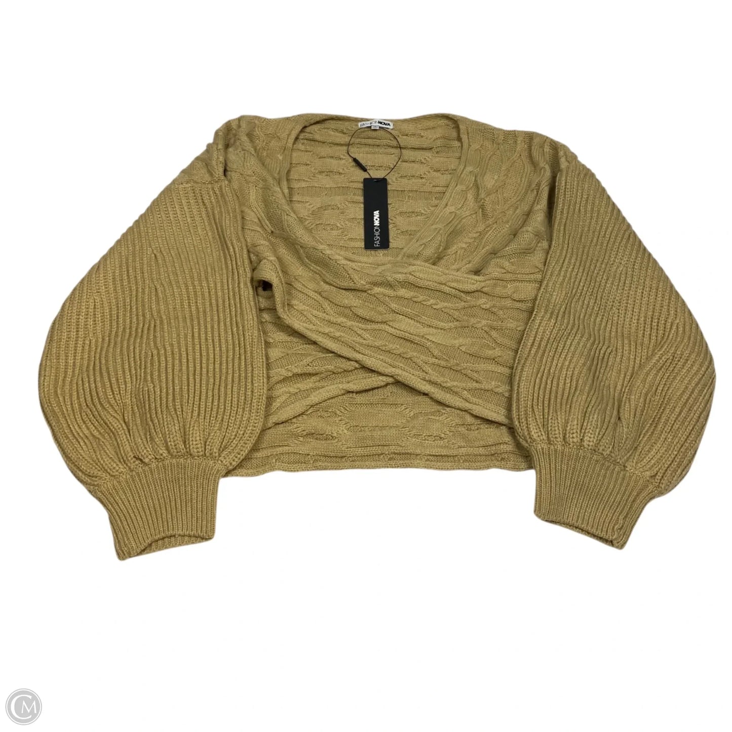 Sweater By Fashion Nova In Tan, Size: 1x