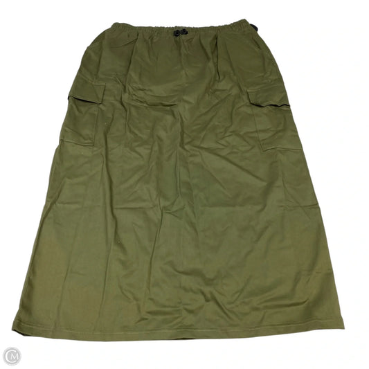 Skirt Midi By Pretty Little Thing In Green, Size: L