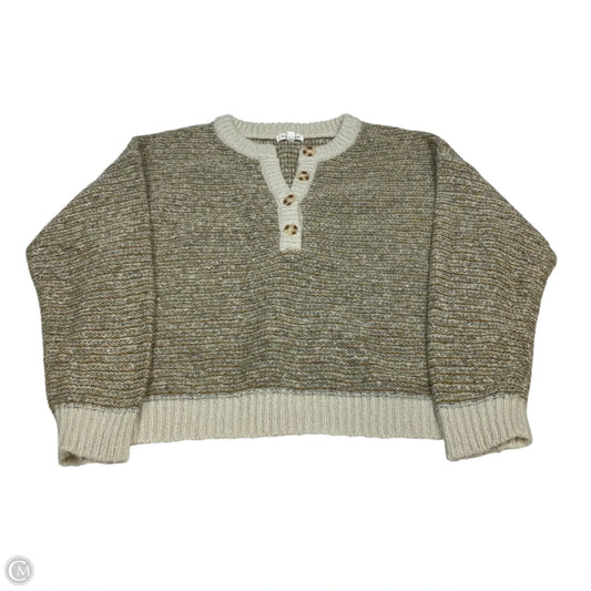 Sweater By Blu Pepper In Tan, Size: L