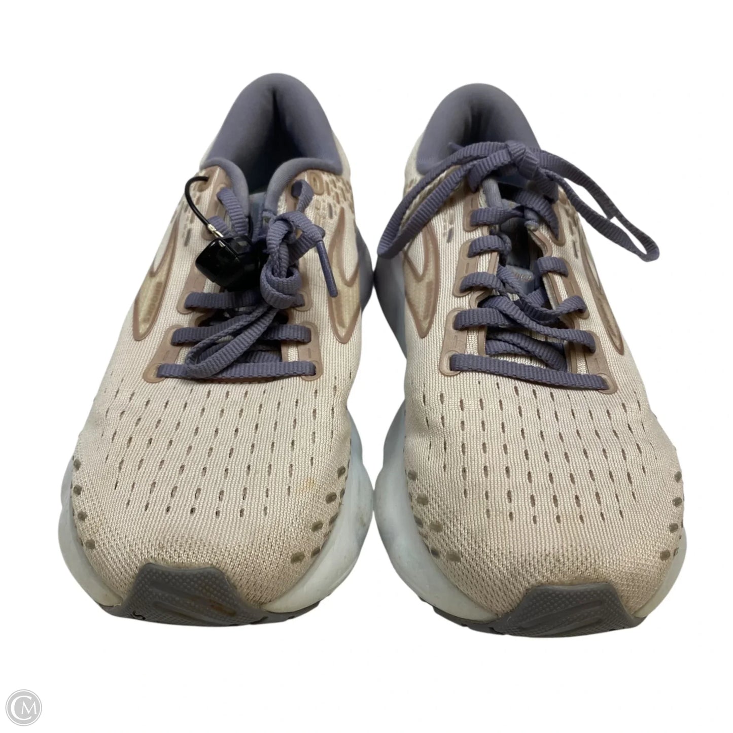 Shoes Athletic By Brooks In Cream & Purple, Size: 7