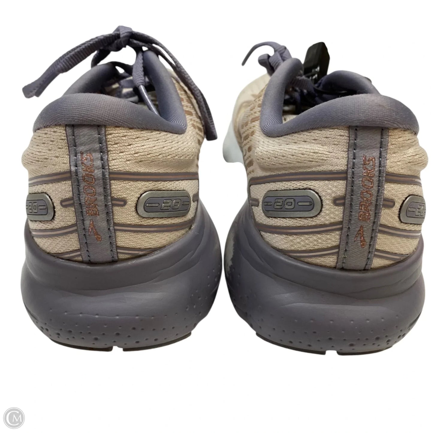 Shoes Athletic By Brooks In Cream & Purple, Size: 7