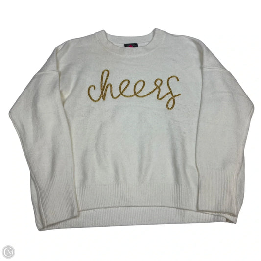 Sweater By Vince Camuto In Cream, Size: M