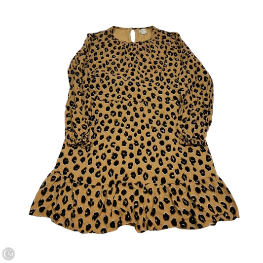 Dress Casual Short By A New Day In Animal Print, Size: M