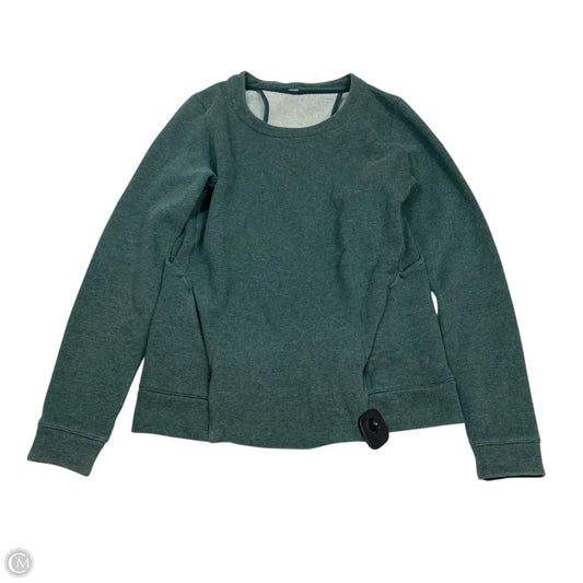 Athletic Sweatshirt Crewneck By Lululemon In Green, Size: S