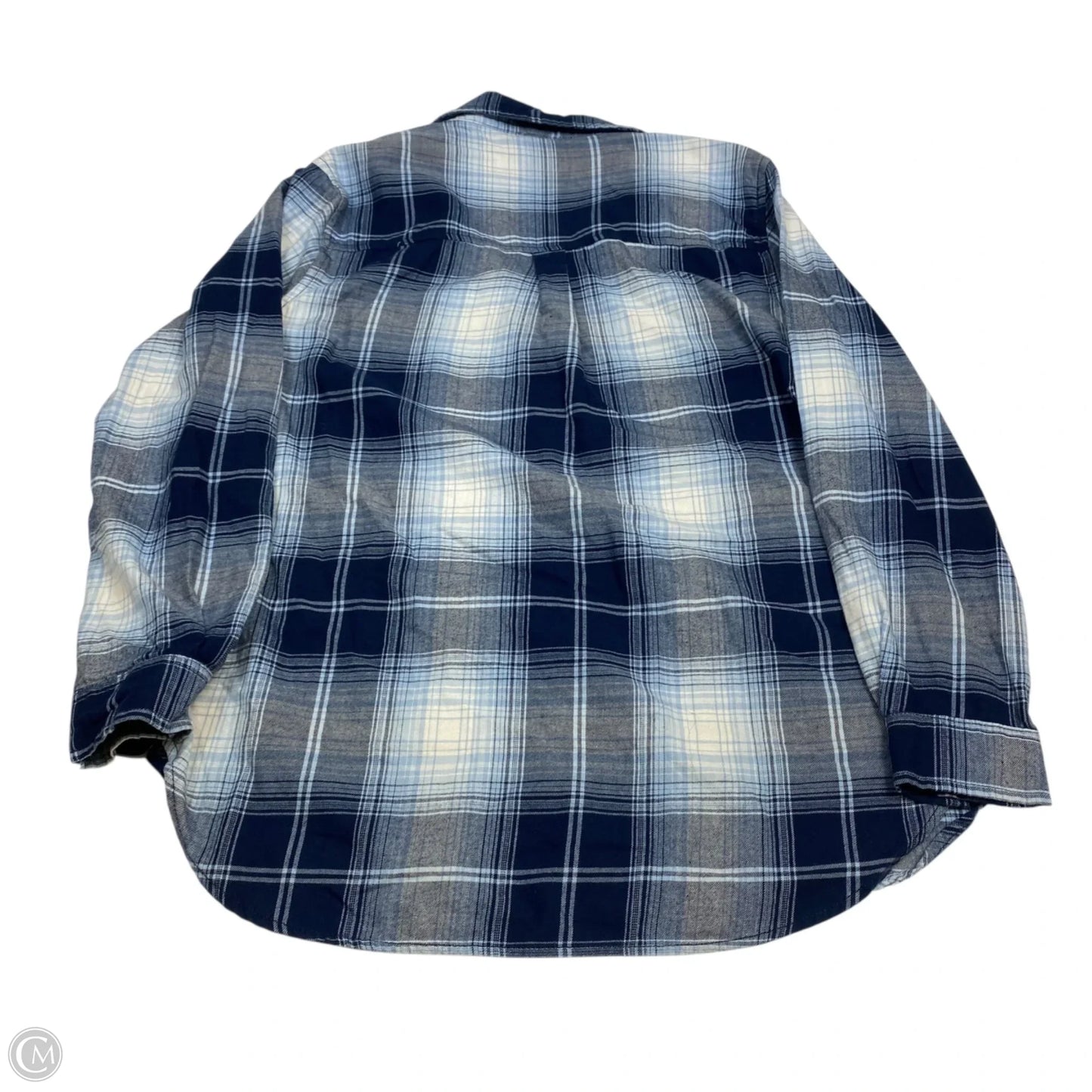 Top Long Sleeve By Beachlunchlounge In Blue, Size: L