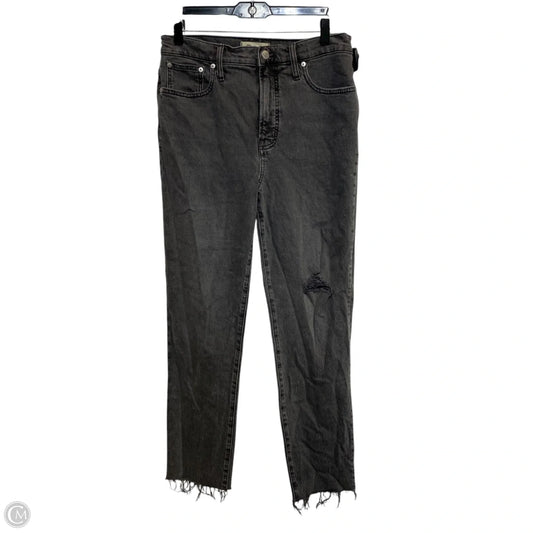 Jeans Straight By Madewell In Grey Denim, Size: 8