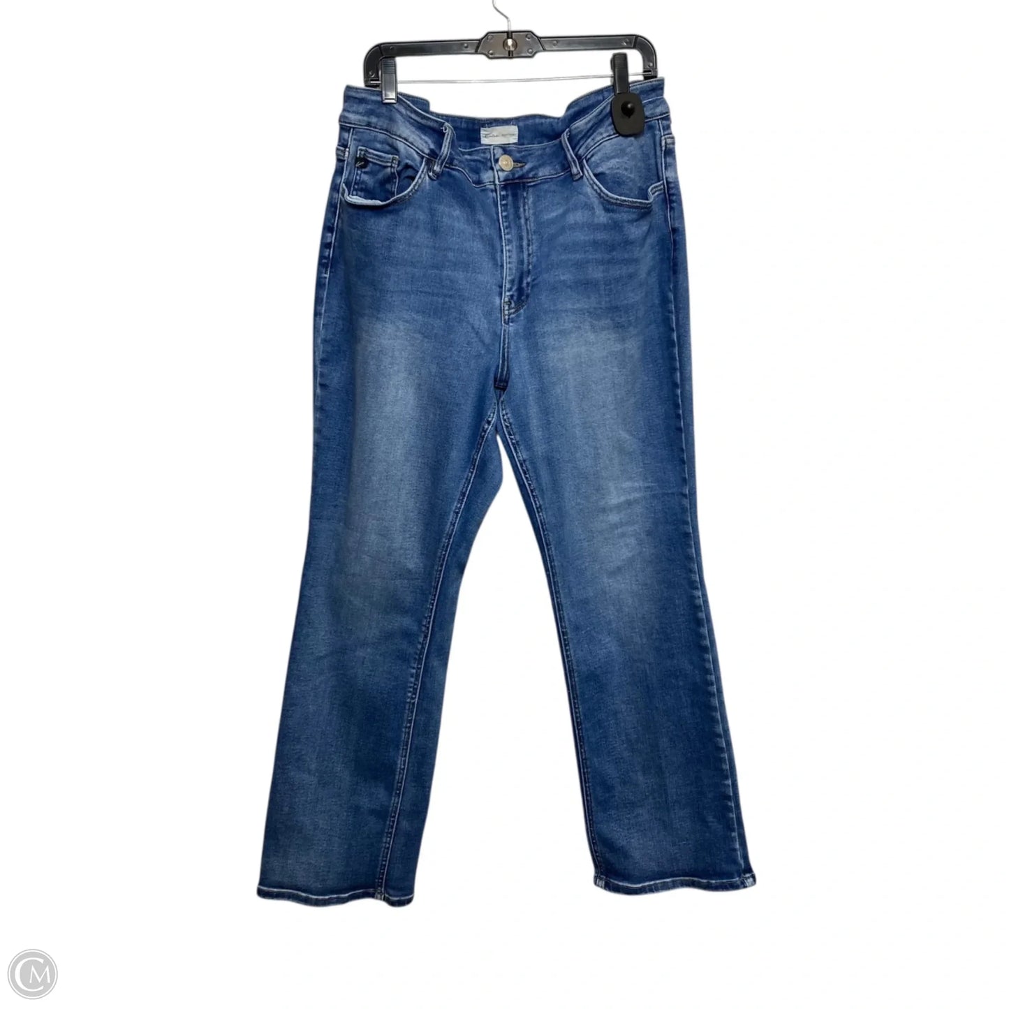 Jeans Straight By Kancan In Blue Denim, Size: 18