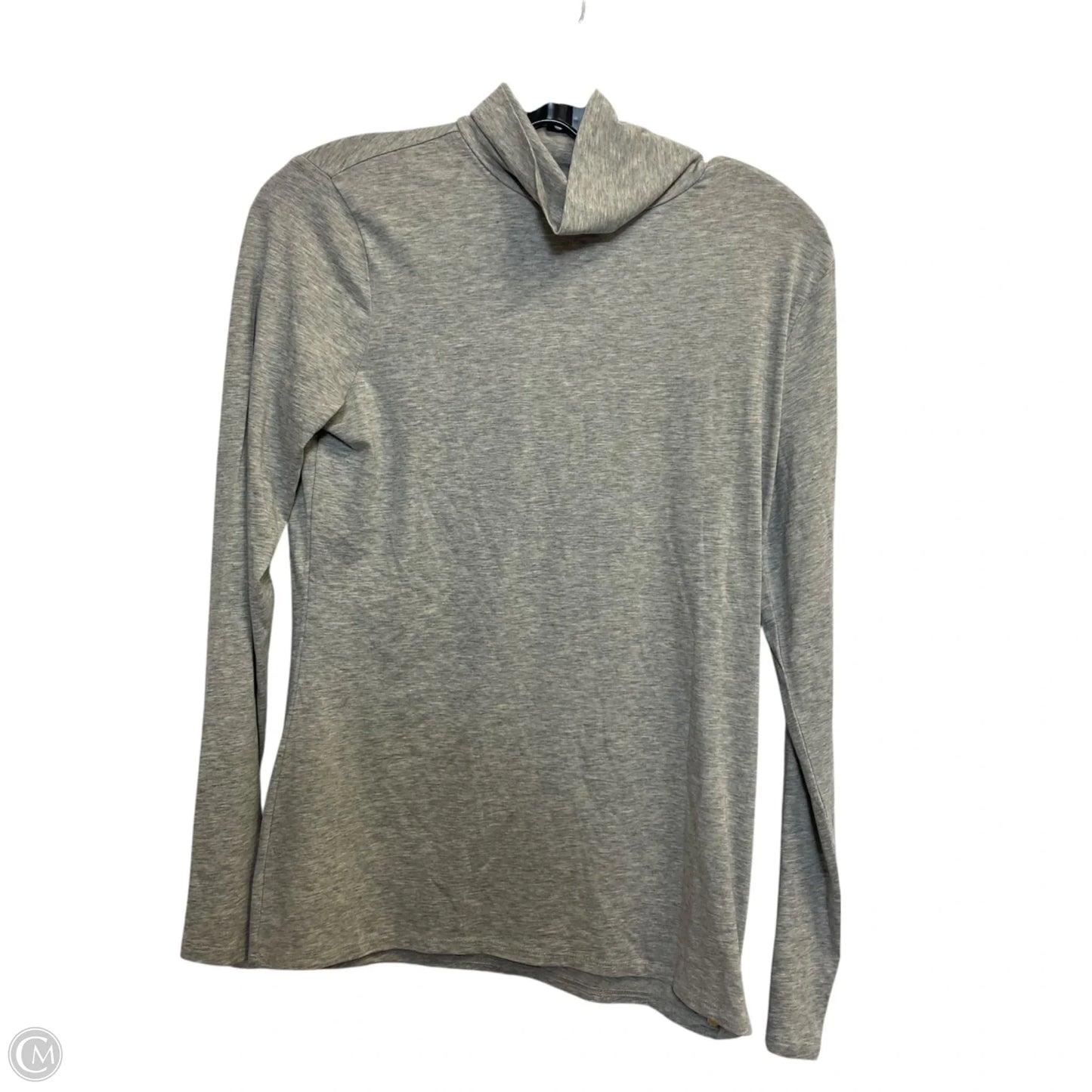 Top Long Sleeve Basic By Kim Rogers In Grey, Size: S