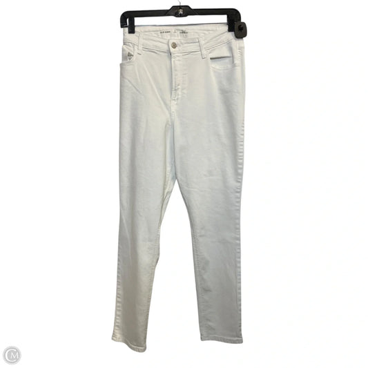 Jeans Skinny By Old Navy In White Denim, Size: 14