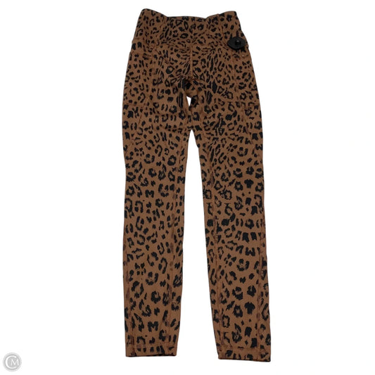 Athletic Leggings By X by Gottex In Animal Print, Size: Xs