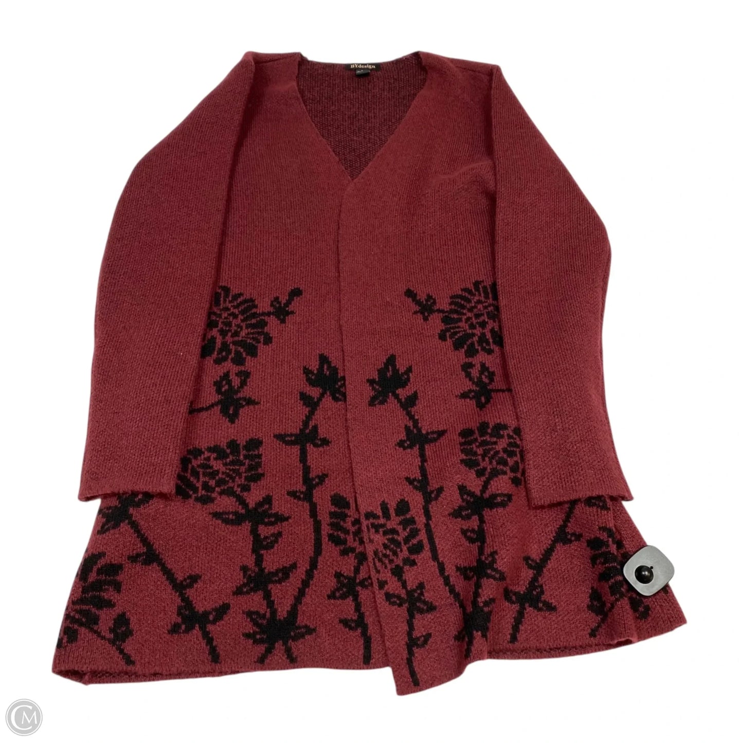 Sweater Cardigan By By Design In Red, Size: L