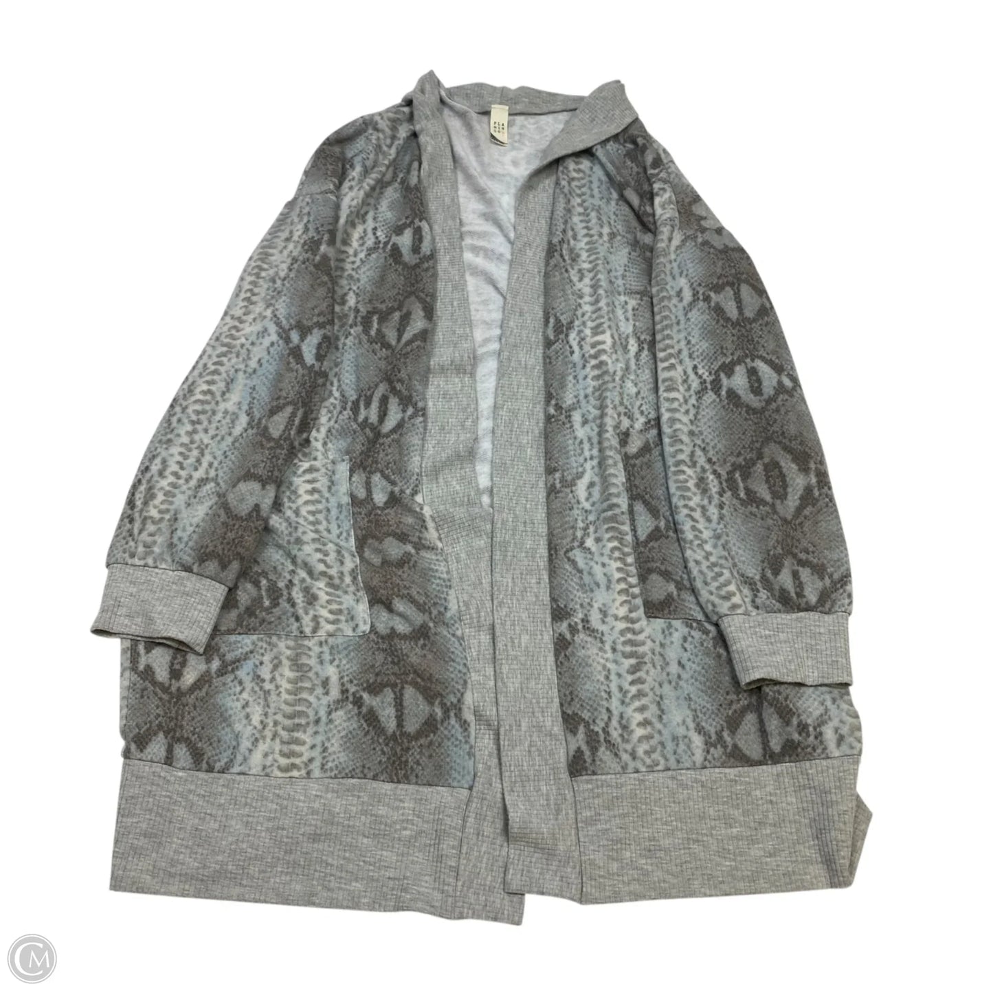 Cardigan By Flamingo In Grey, Size: M