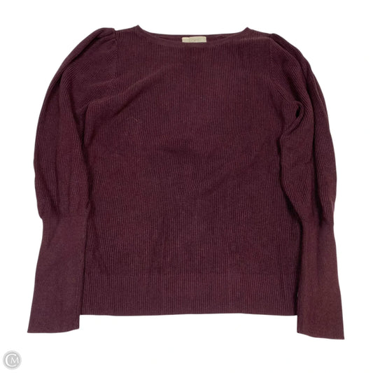 Top Long Sleeve By Loft In Red, Size: M