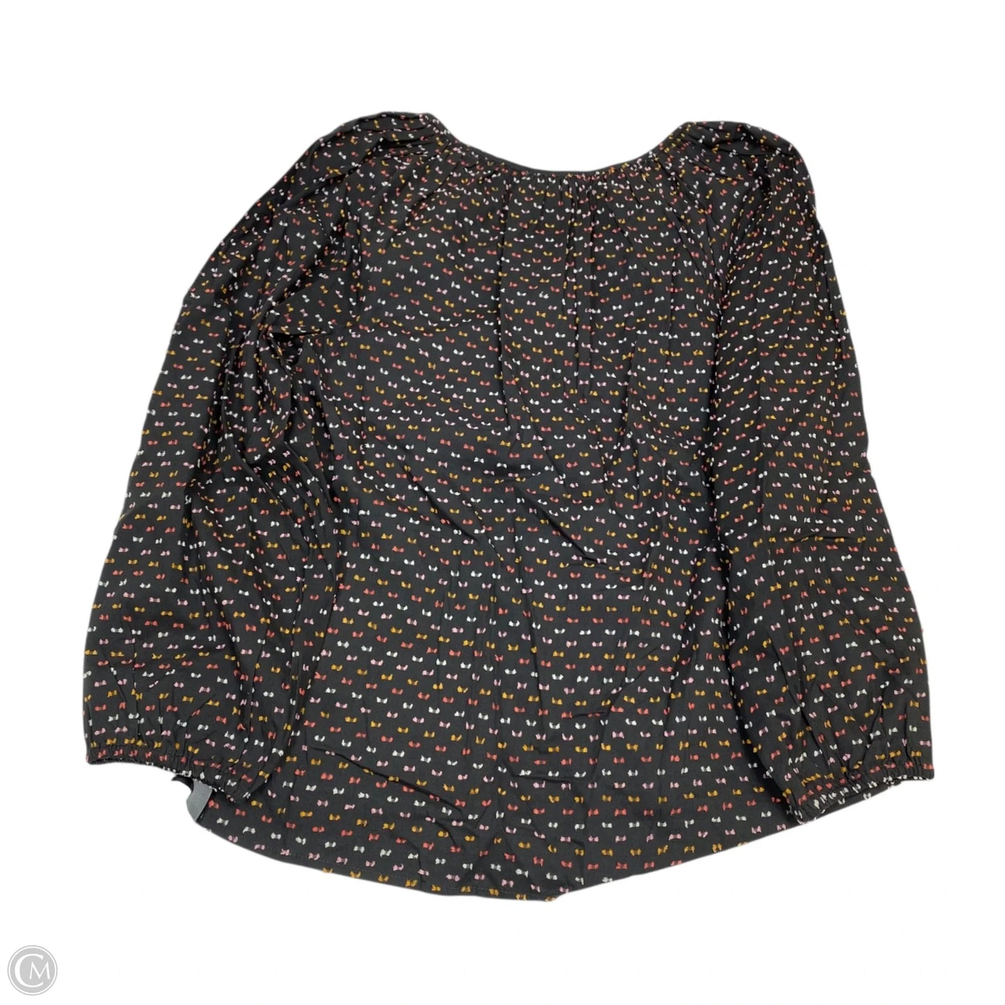 Top Long Sleeve By Loft In Grey, Size: S