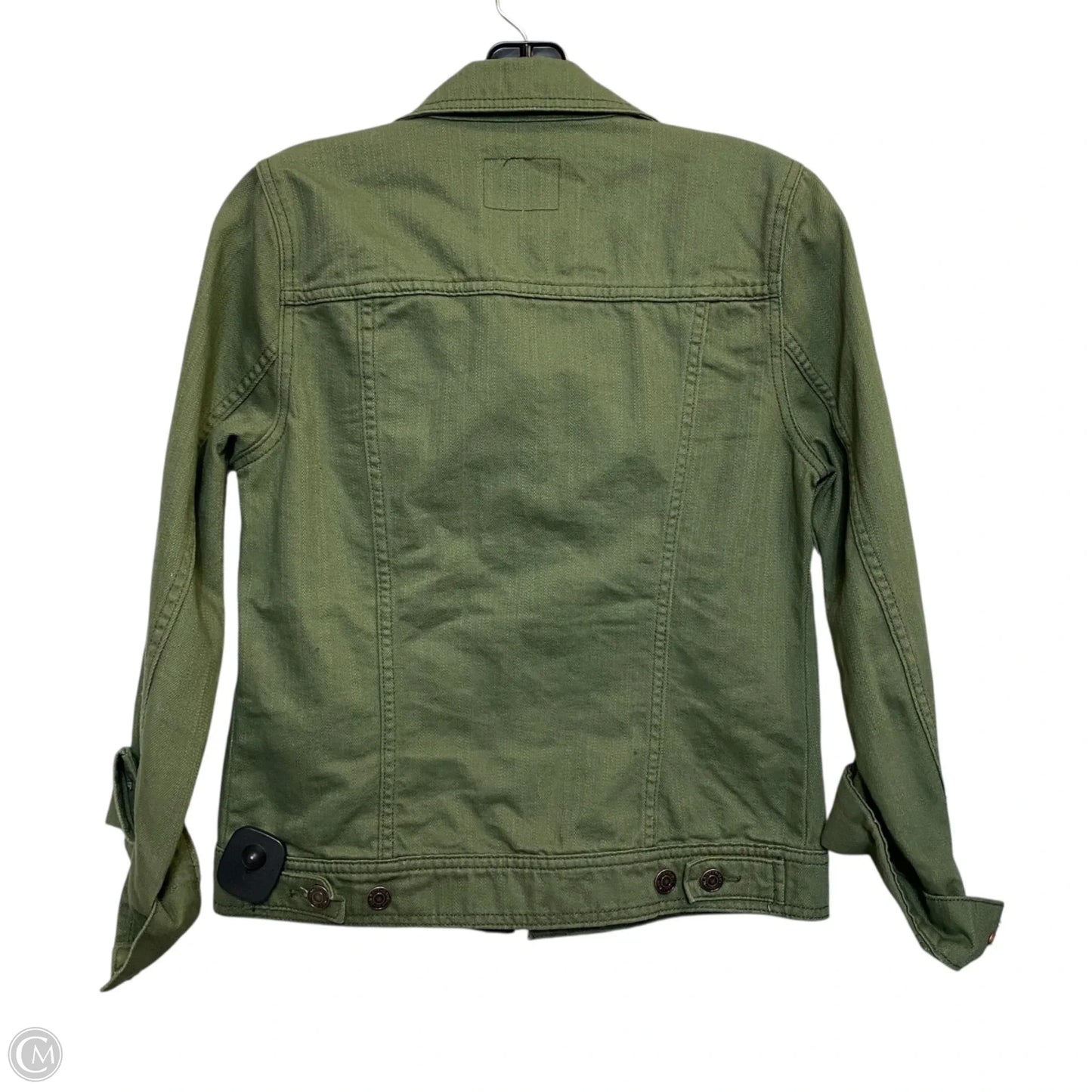 Jacket Denim By Old Navy In Green Denim, Size: S