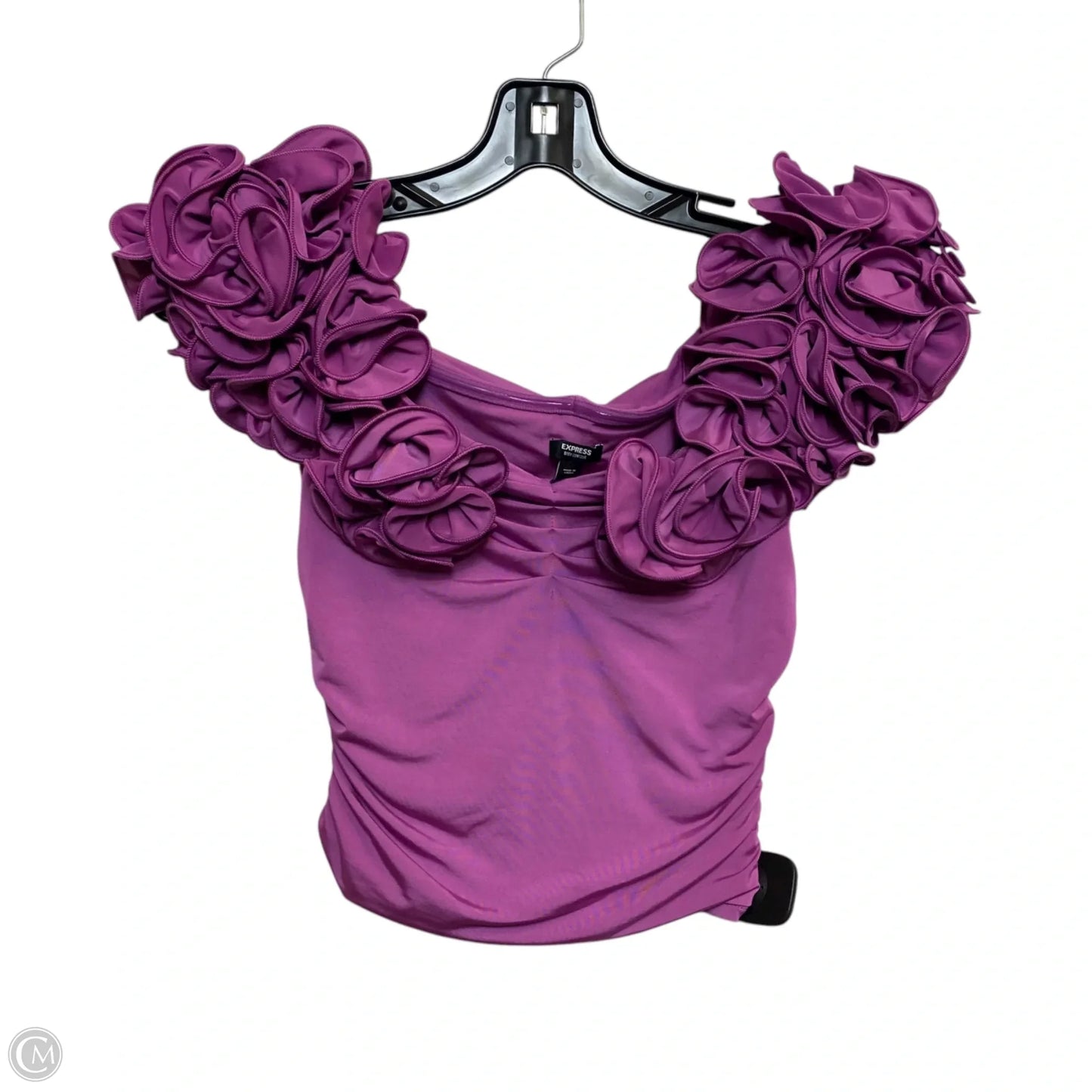 Top Sleeveless By Express In Purple, Size: Xs