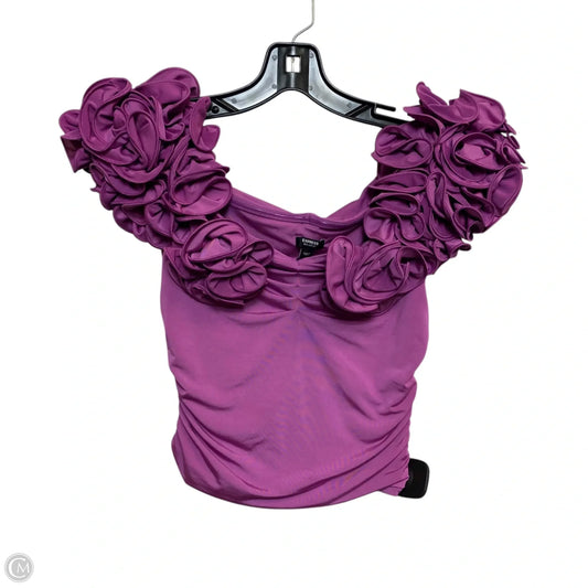 Top Sleeveless By Express In Purple, Size: Xs