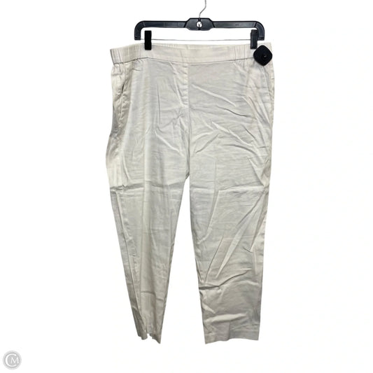 Pants Linen By J. Jill In White, Size: L
